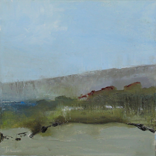 Lake Shore oil, 8" x 8"