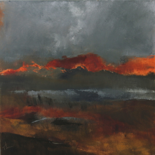 After the Storm oil, 20" x 20"
