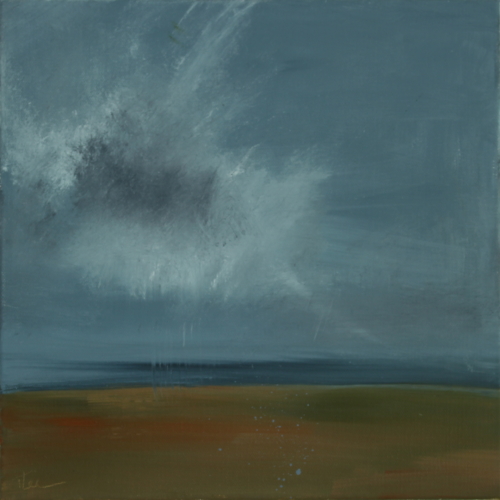 Cape Ann Marsh, oil, 12" x 12"