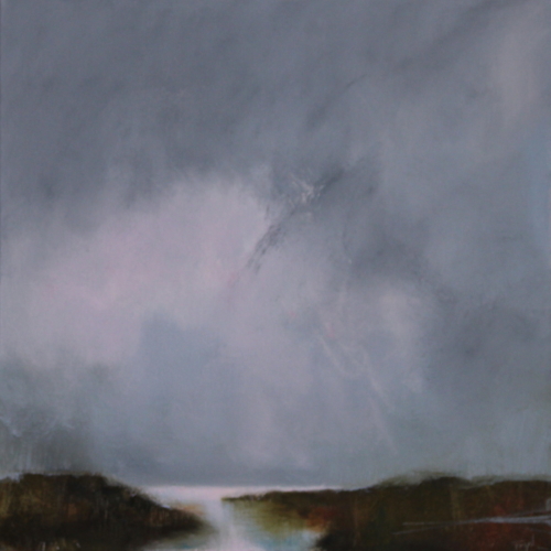 Dawn Over the Marsh, 20x20, oil on canvas