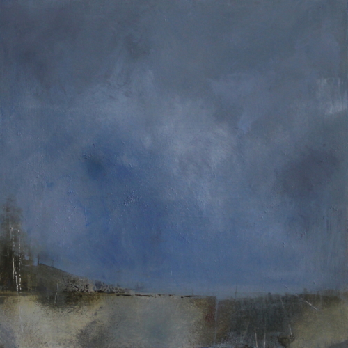 Estuary, 16x16, oil on panel