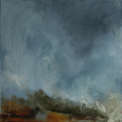 Heaven Wept, 16x16, oil on canvas