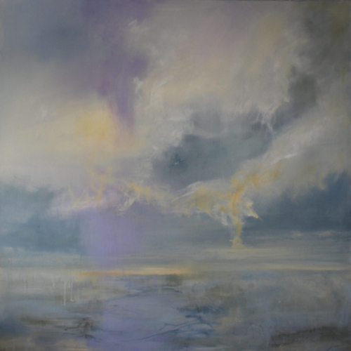 Like the First Morning, oil on canvas, 36"x36"x1.5" $2800 Available at <a href="https://13forest.com/">13 FOREST Gallery</a>, 167A Mass. Ave., Arlington, MA