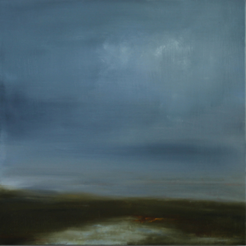 Northbound, oil on canvas, 20x20x1.5 $1000