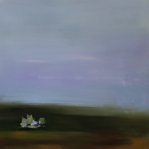 Solitude, oil on canvas, 20x20x1.5, $1000