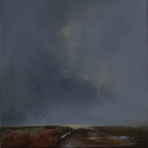 Great Marsh, Rockport, oil on canvas, 10x10x1.5" $375