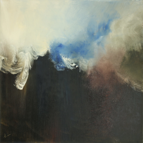 Incoming, oil, 20x20x1.5" $800