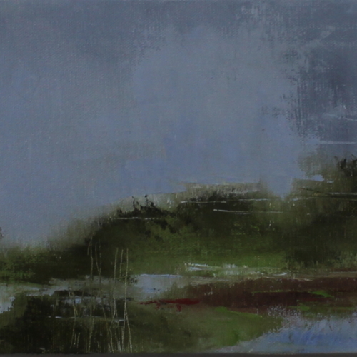 Tidal Pools oil, 8" x 10"