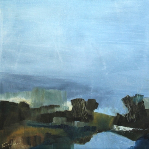 Remembrance, oil on gallery-wrapped canvas, 10”x10”x1.5” $500 Available at <a href="https://gonativegallery.com/">Go Native Gallery</a>, 23 N. Main St., Concord, NH